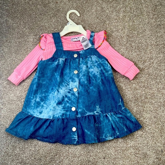 Blueberi Boulevard Other - Blueberi Boulevard Tie Dye Denim Dress. Size: 18M. Great condition. Toddler